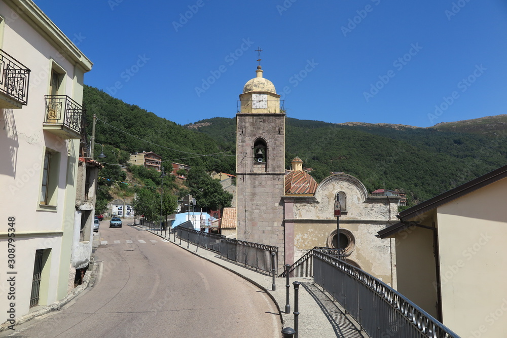 Desulo Bergdorf Desulo, Sardinien Stock Photo | Adobe Stock