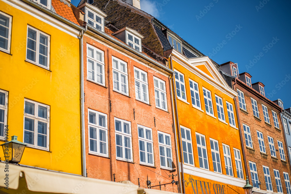 Obraz premium Häuserfront in Kopenhagen
