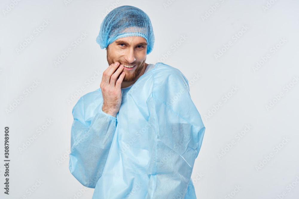 female doctor in mask