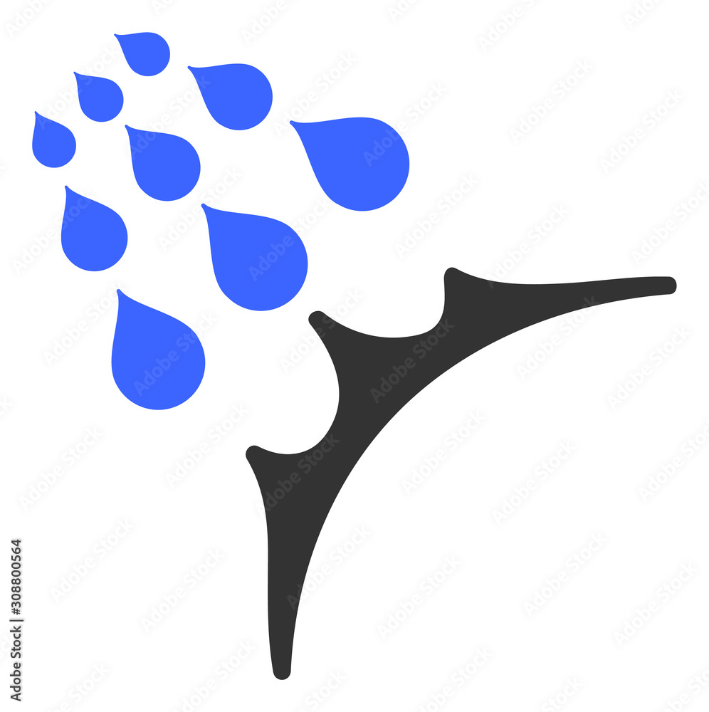 Water proof vector icon. Flat Water proof pictogram is isolated on a white background. Water proof vector icon. Flat Water proof pictogram is isolated on a white background.