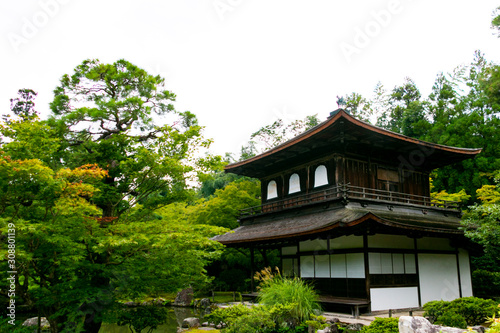 Higashiyama Jishoji Temple is known as Ginkakuji. Sakyo-ku, Kyoto, Japan photo