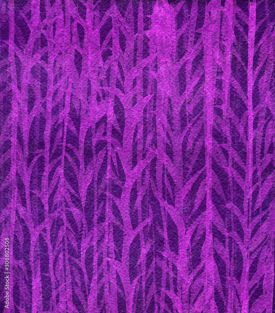 Abstract watercolor background with texture of paper, deep pink and violet colors, hand draw, splashes, drops of paint, paint smears. Design for backgrounds, wallpapers, prints, covers and packaging Abstract watercolor background with texture of paper, deep pink and violet colors, hand draw, splashes, drops of paint, paint smears. Design for backgrounds, wallpapers, prints, covers and packaging