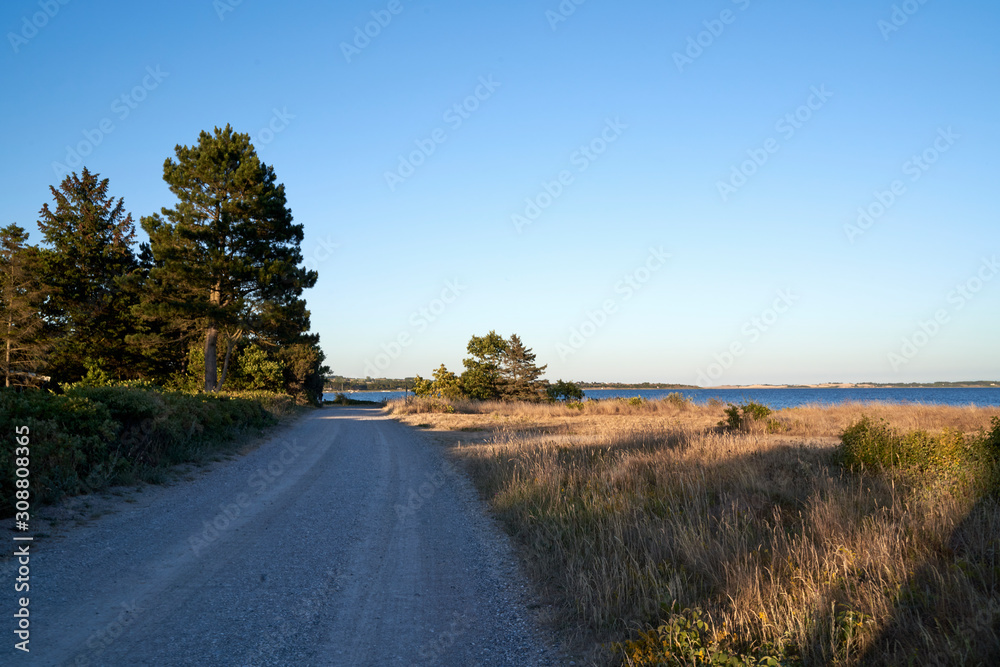 The landscape near the baltic sea