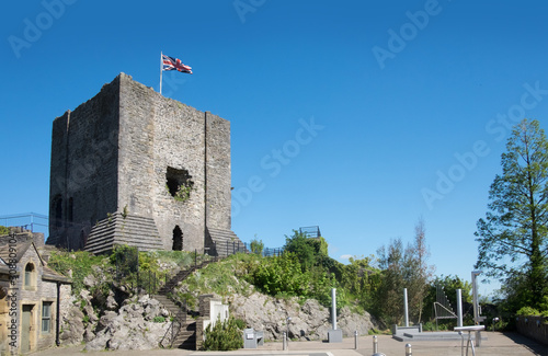 Clitheroe Castle, a ruined norman keep above the town