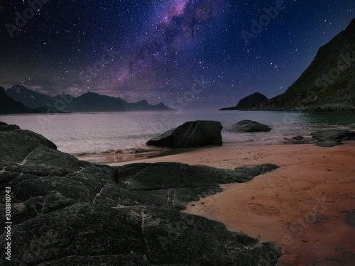 Norway night sky © photo.eccles