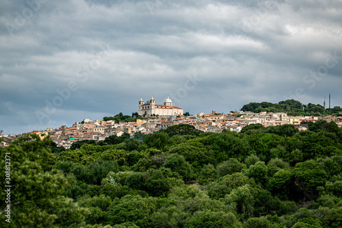 a selection of different churches in Sardinia