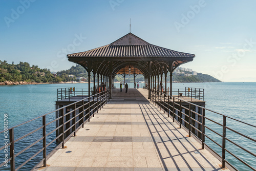 Photography Blake Pier at Stanley. Stanley bay. Hong Kong island.