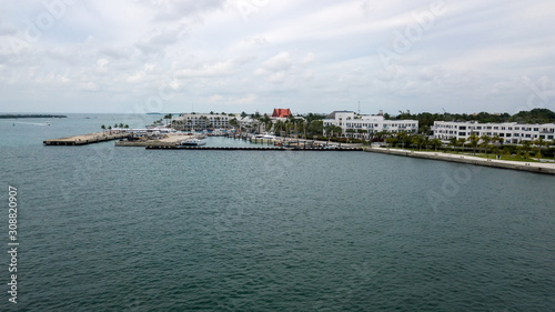Aerial view on Key West city in state of Florida