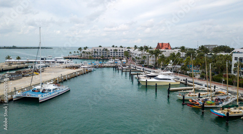 Aerial view on Key West city in state of Florida © dima