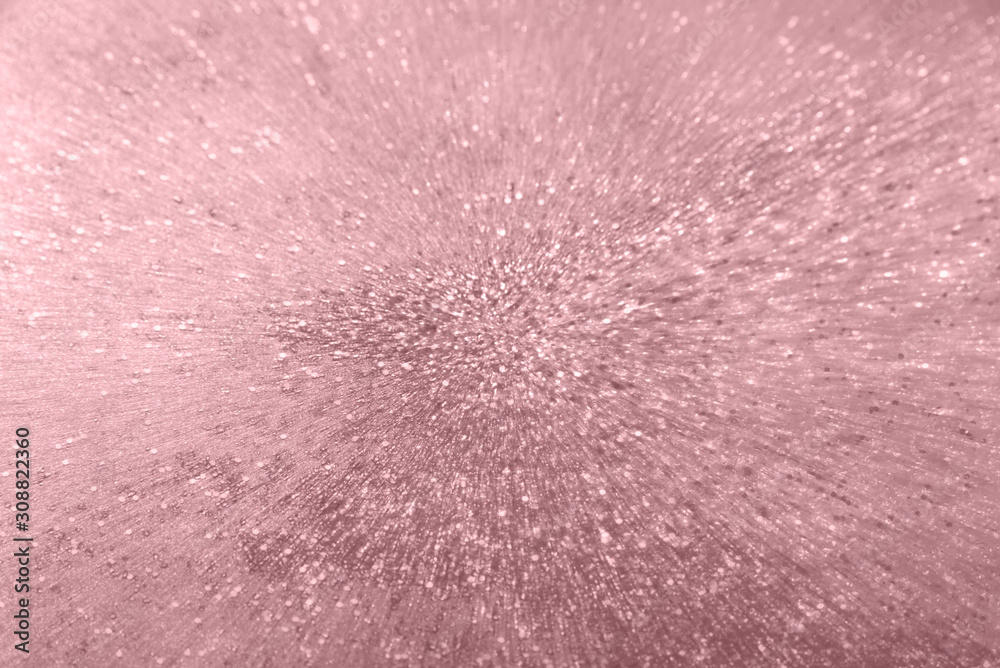 Classic rose gold glitter background with zoom effect - abstract