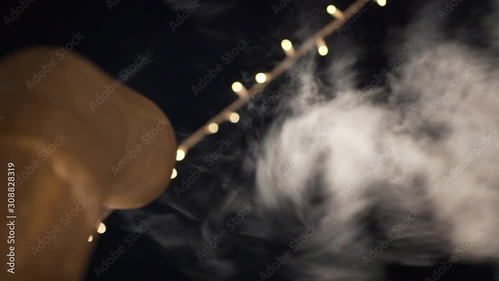 Steam Coming Out Of The Pipe