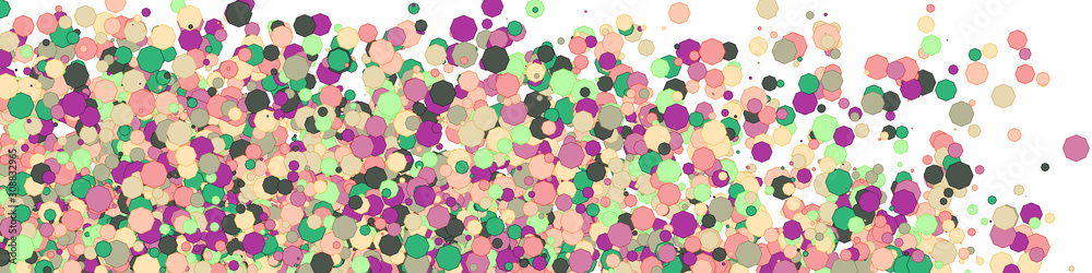 Colorful Universe Distribution Computational Generative Art background illustration