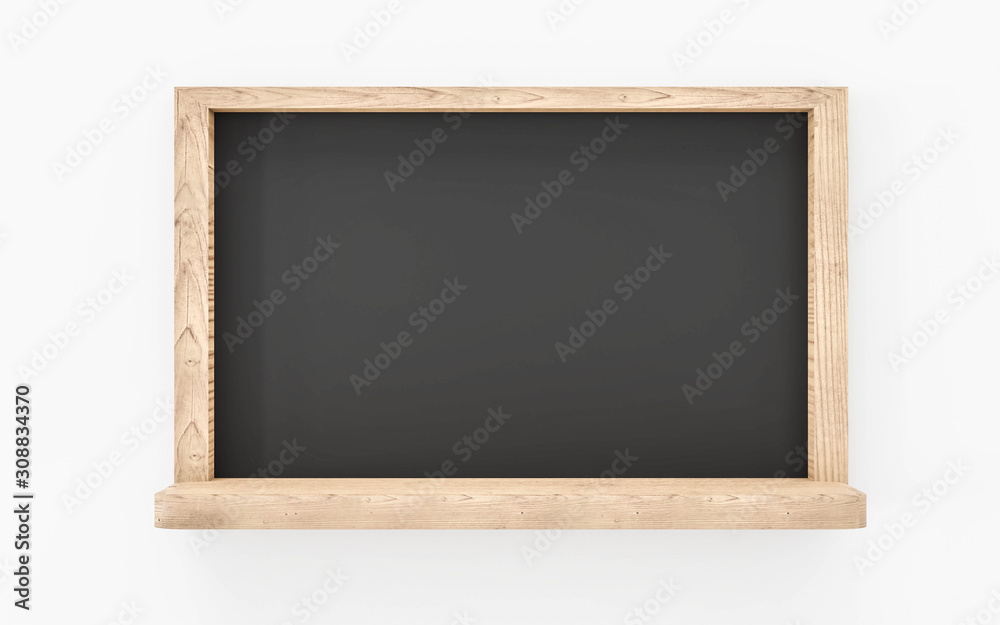 blank blackboard, wooden frame - empty chalkboard isolated on white background 3d illustration render blank blackboard, wooden frame - empty chalkboard isolated on white background 3d illustration render