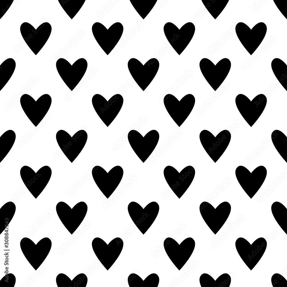 Seamless hearts pattern Seamless hearts pattern