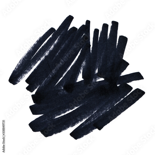 high quality black permanent marker graphic element isolated 