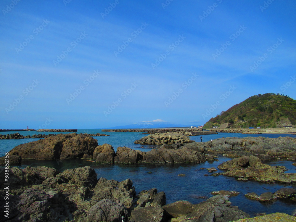 山形県鶴岡市の海岸 山形県鶴岡市の海岸