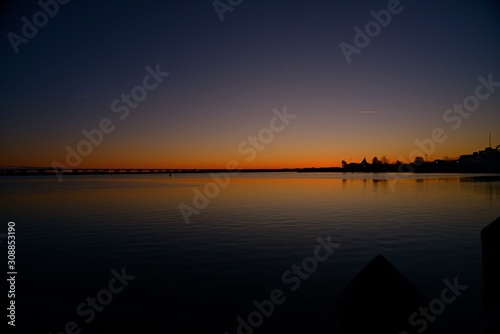 Sunrise over waterfront in Cambridge Maryland © JMP Traveler