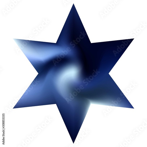 Modern background in the form of hexagram.