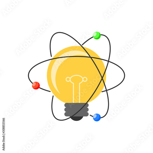 Concept of idea, creativity and innovation. Flat illustration. 
