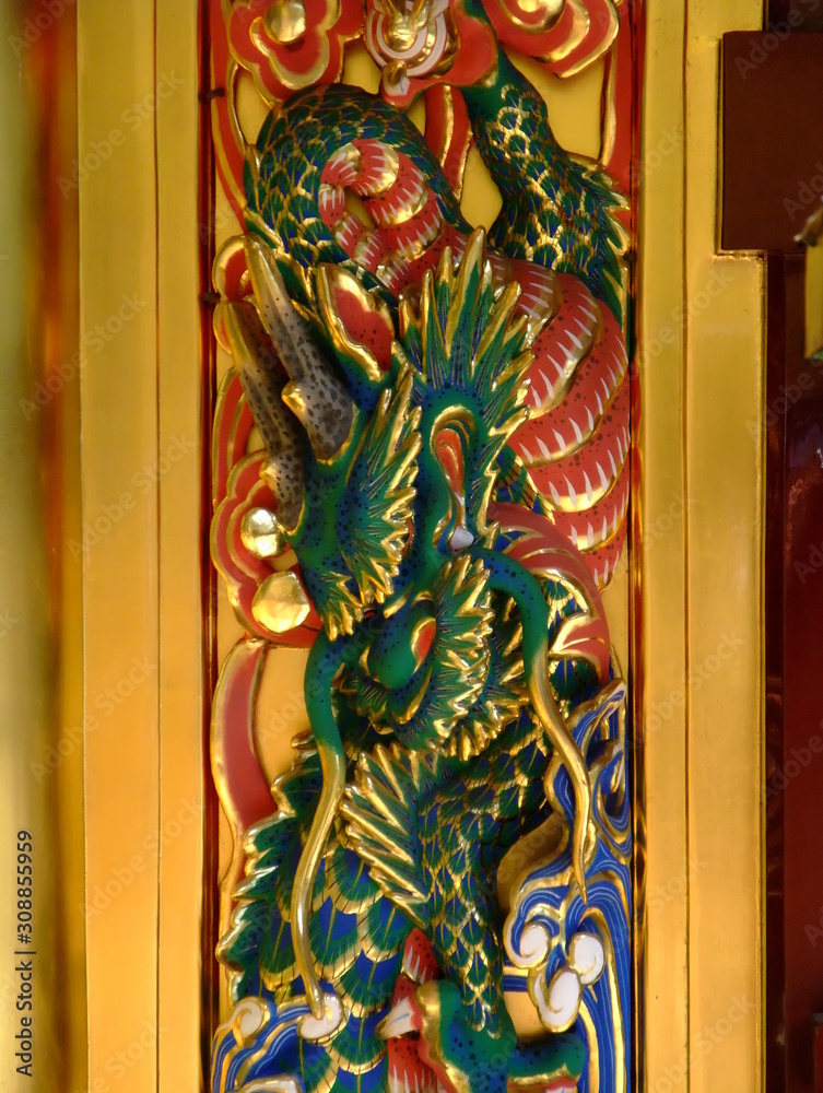 Obraz premium 上野東照宮 左甚五郎の昇龍