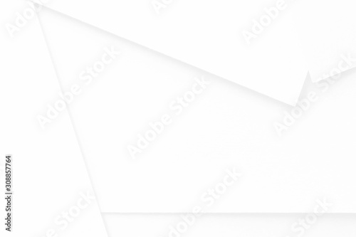 Abstract white interior highlights future. Architectural background. 3D illustration and rendering. Futuristic infographics aesthetic design.Elegant geometric seamless pattern.Decorative web layout.