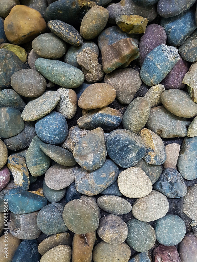 The texture natural of stones on the floor. The texture natural of stones on the floor.