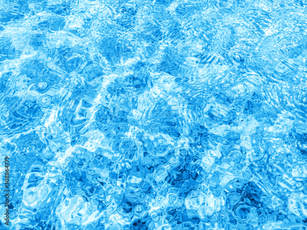 Shining blue water ripple background surface Shining blue water ripple background surface