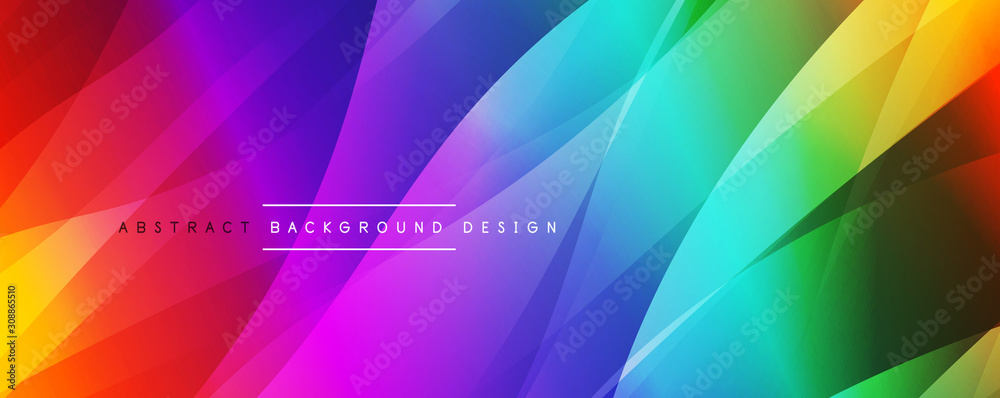 Dynamic trendy simple fluid color gradient abstract background with line effects. Vector Illustration For Wallpaper, Banner, Background, Card, Book Illustration, landing page
