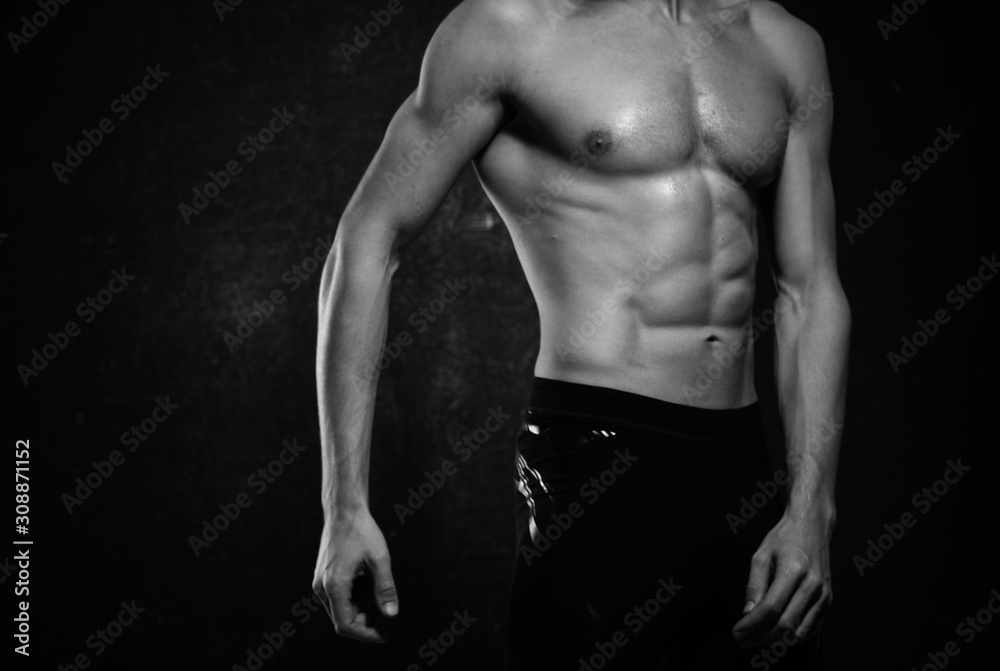 portrait of muscular man portrait of muscular man