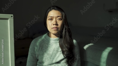 Portrait shot of an Asian Pregnant woman