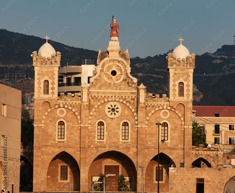Saint Stephens cathedral in Batroun Lebanon