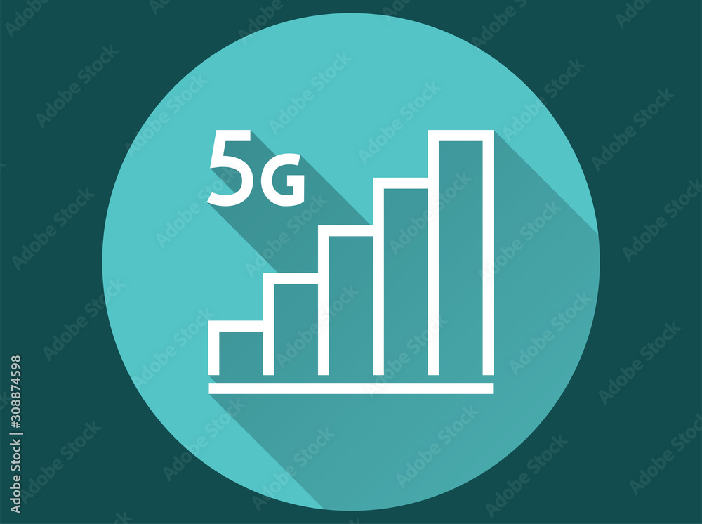 5g network icon for graphic and web design. 5g network icon for graphic and web design.
