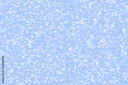 Noise. Abstract scratched background. Blue and white vector texture template.