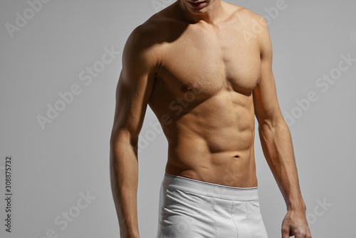 Photos portrait of muscular man