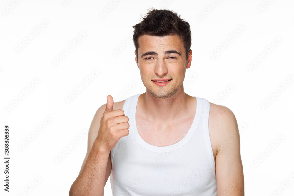 young man pointing at you young man pointing at you