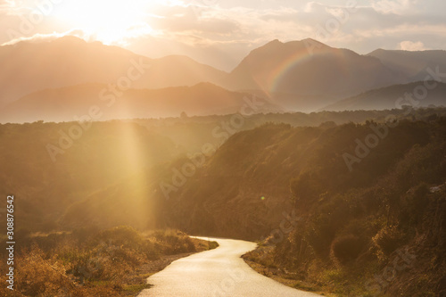 Road in mountains