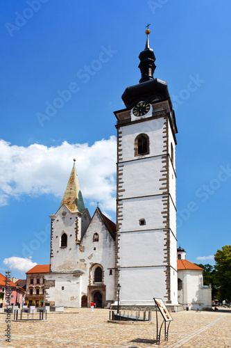 Virgin Mary church, town Pisek, Czech republic  town Pisek, Czech republic photo