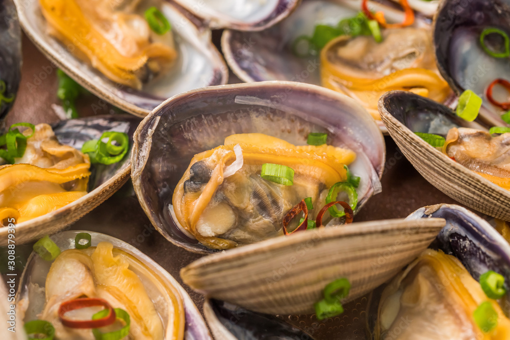 タイトル あさりの酒蒸し 潮汁 Clam Japanese sake Steamed タイトル あさりの酒蒸し 潮汁 Clam Japanese sake Steamed