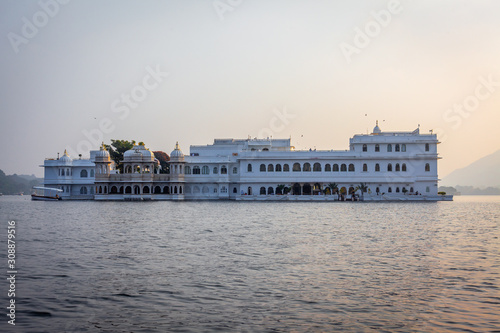 The famous Taj lake Palace on the pichola lake in Udaipur, Rajasthan, India