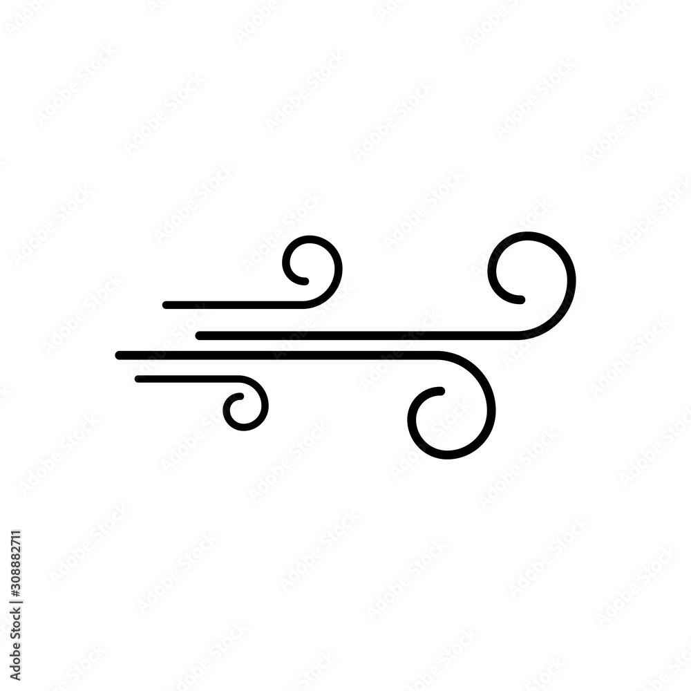 Wind vector icon design illustration Wind vector icon design illustration