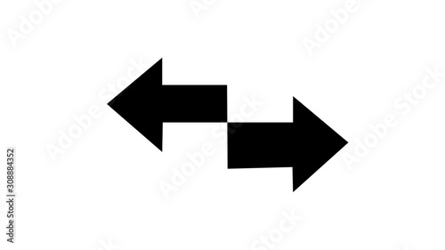 Free Download Left and right arrows icon  - GFXLoad