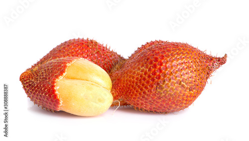 Salak fruit, Salacca zalacca an isolated on the white background