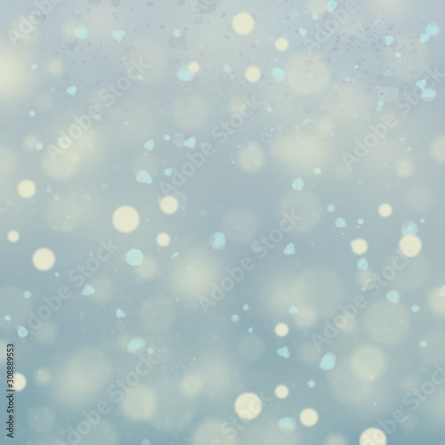 Winter background with snowfall