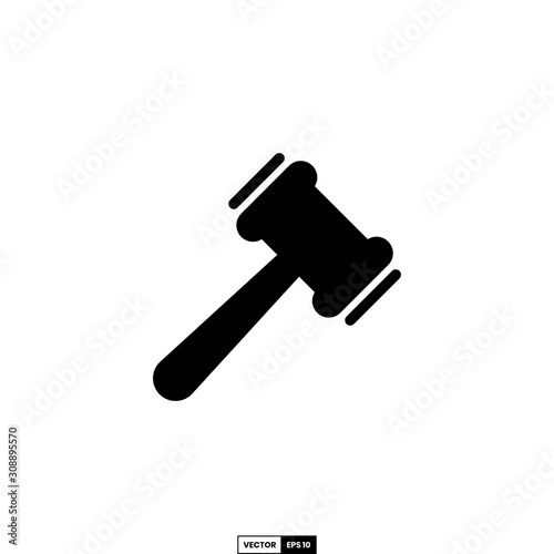 Auction icon, design inspiration vector template for interface and any purpose