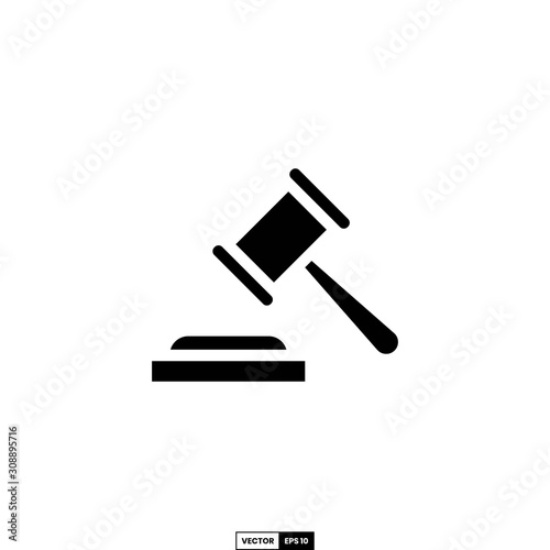 Auction icon, design inspiration vector template for interface and any purpose