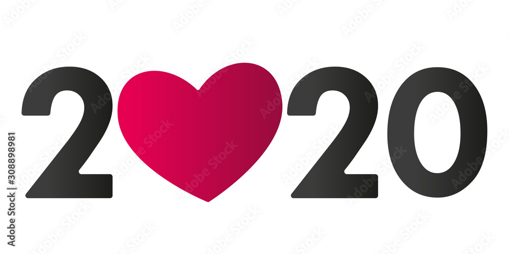 Fotografie 2020 Herz auf weiß