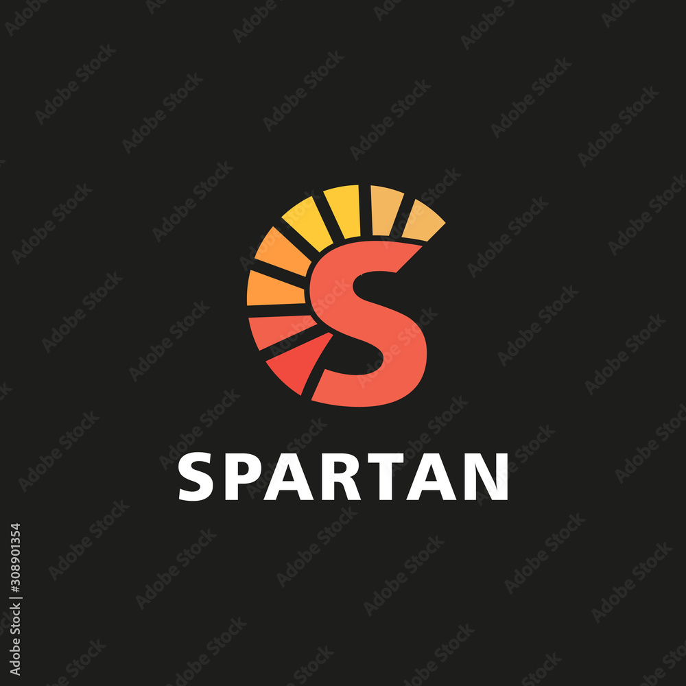 Fototapeta premium Letter s logo template design vector illustration, creative