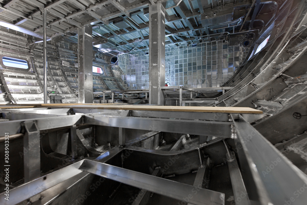 Aluminium hull. Shipyard. Shipbuilding. Superyacht. Yachting. Airframe. Aluminium hull. Shipyard. Shipbuilding. Superyacht. Yachting. Airframe.