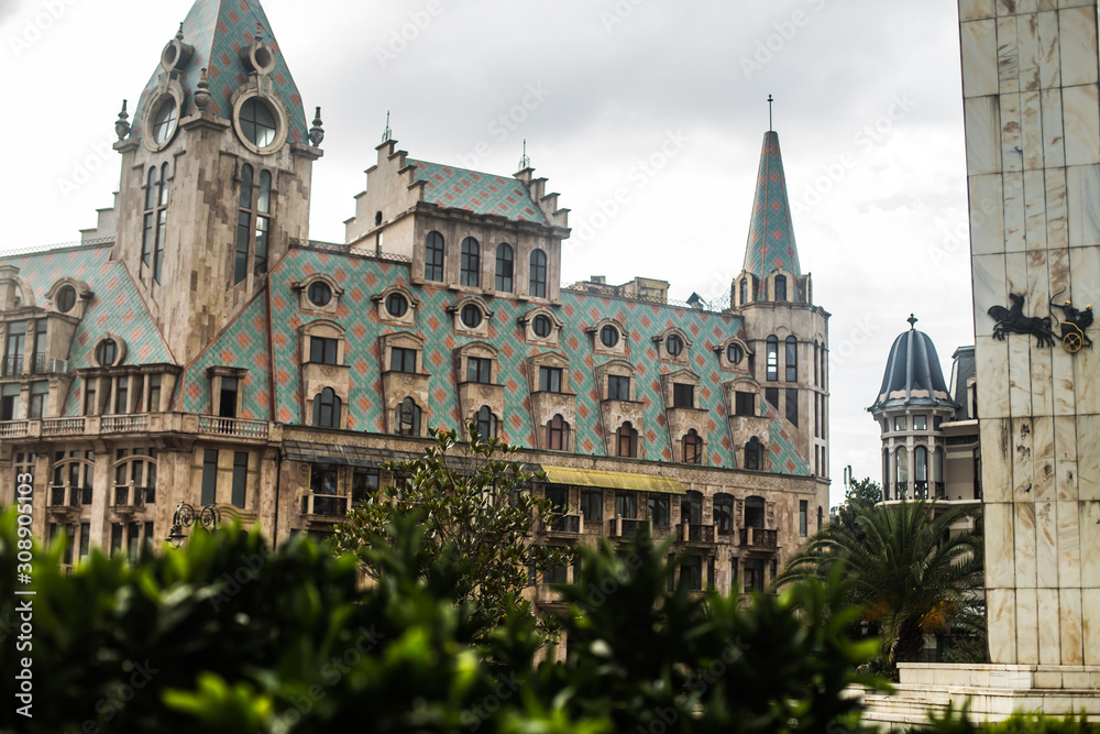 Fototapeta premium Batumi / Georgia 20. November 2019 Photos of the sights of the city