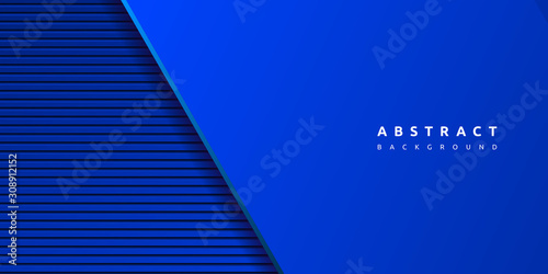 abstract 3d blue surface with dynamic modern colorful gradient geometric shape background